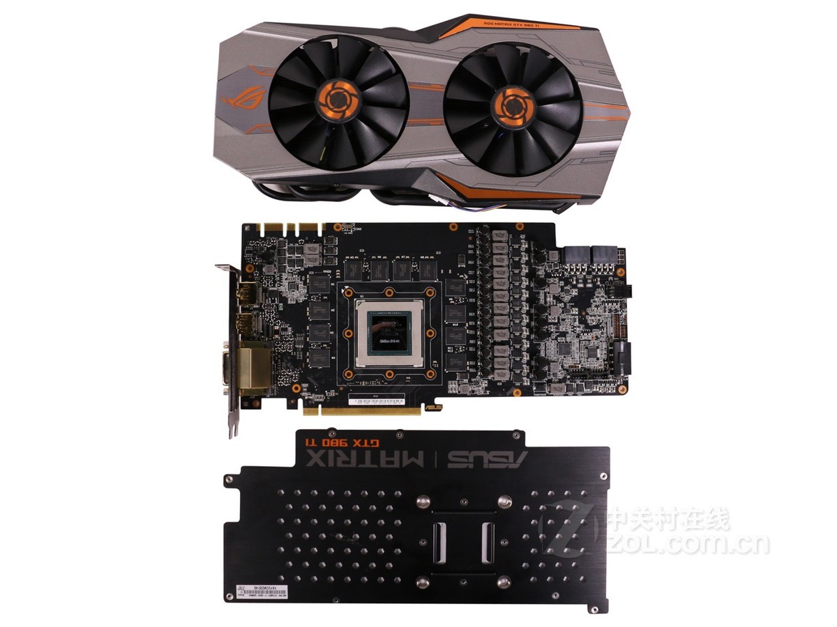 华硕rog骇客 matrix-gtx 980ti-p-6gd5-gaming