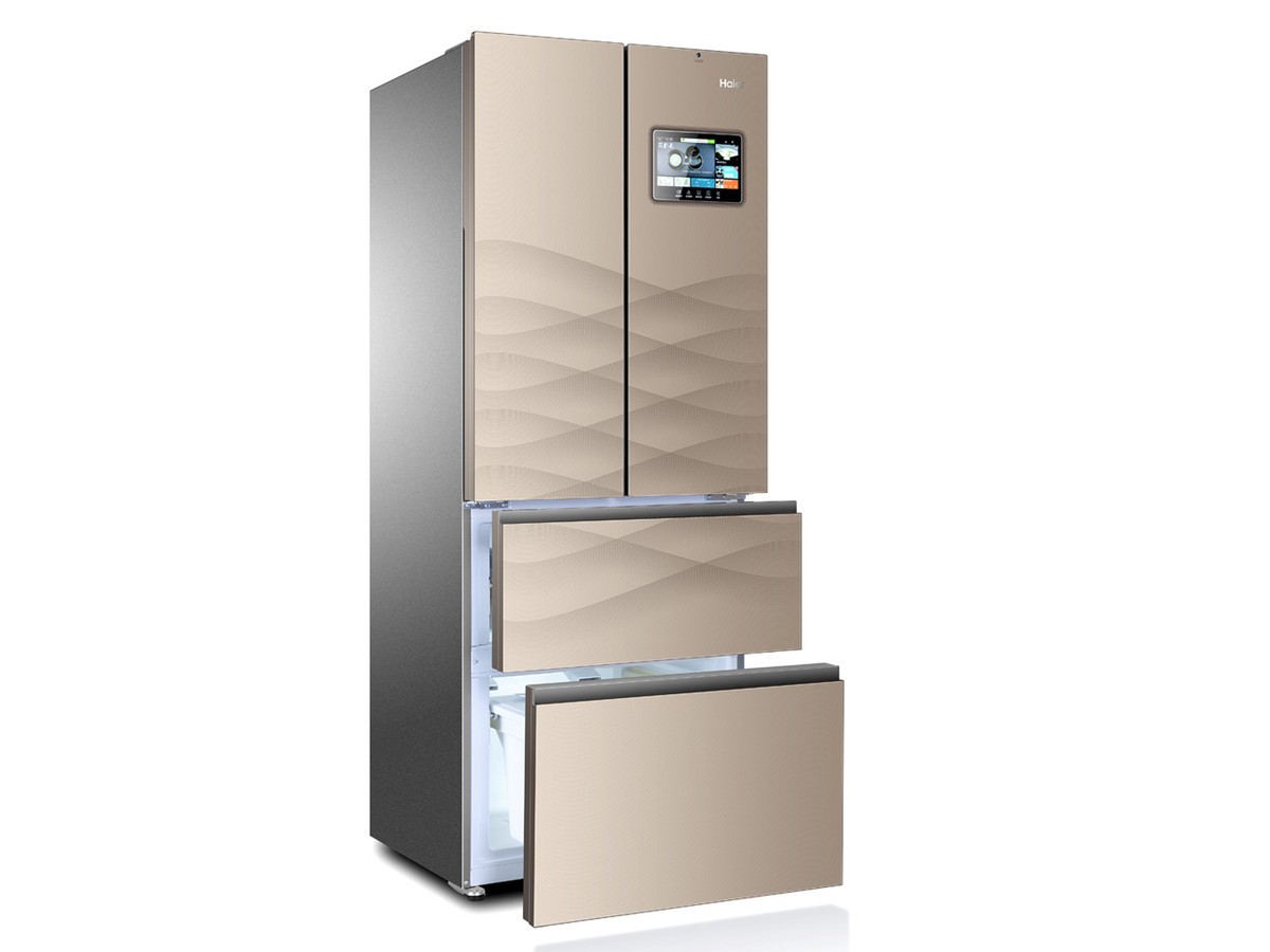 【高清图】 海尔(haier)bcd-401wdeju1整体外观图 图3