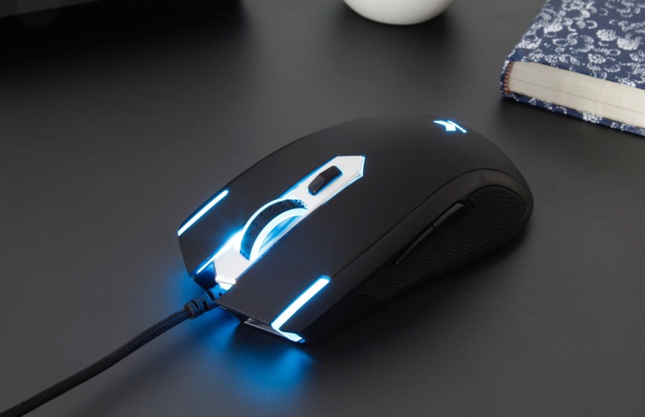 【高清图】 雷柏v26光学游戏鼠标纯黑磨砂版图赏图7