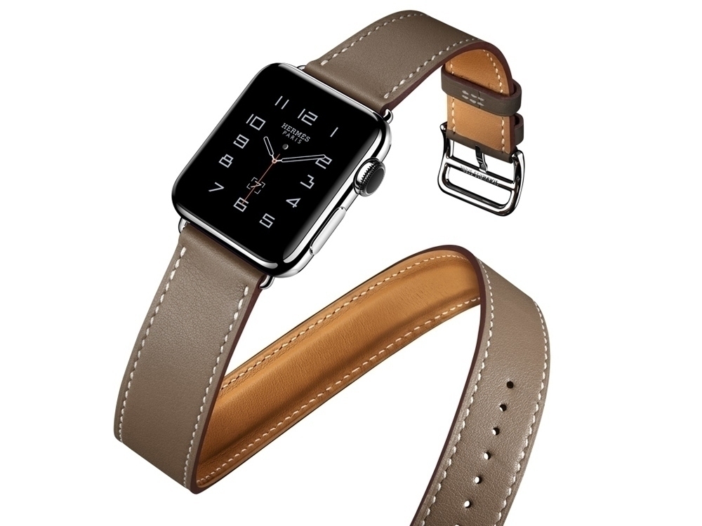 【高清图】 苹果(apple)apple watch hermès(爱马仕表带款)整体外观