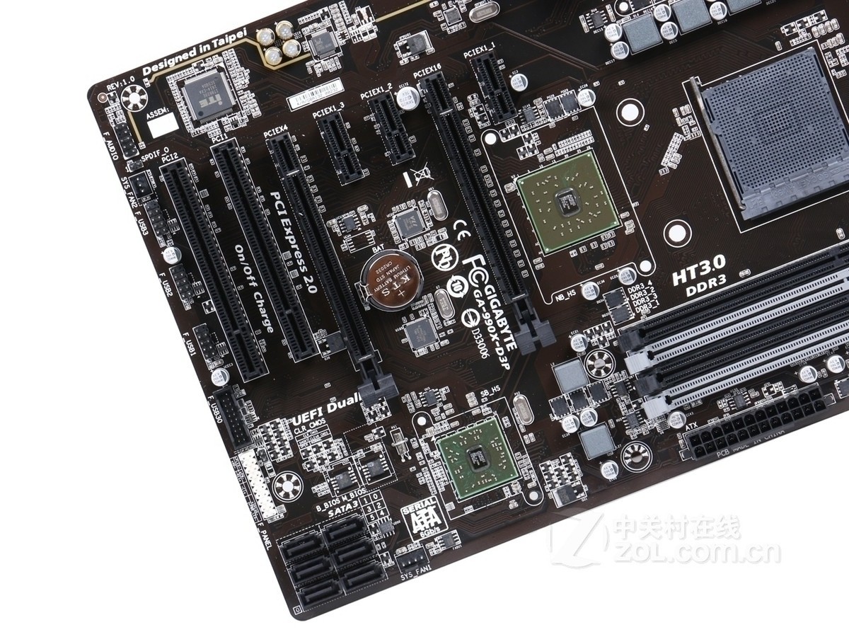 【高清图】 技嘉(gigabyte)990x-d3p(rev.1.0)局部细节图 图75