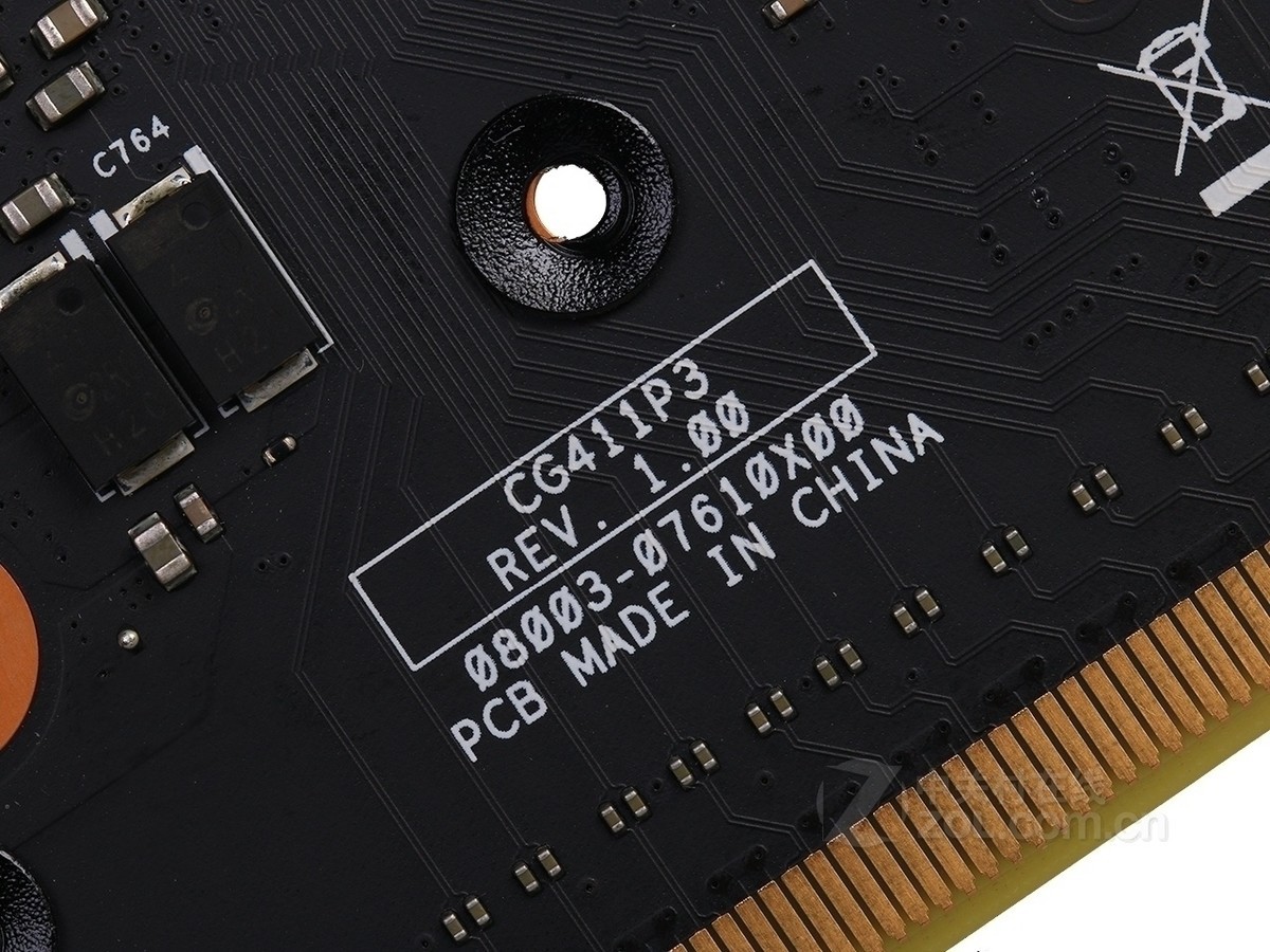 【高清图】 华硕(asus)rog strix-gtx 1060-o6g-gaming拆解图 图75