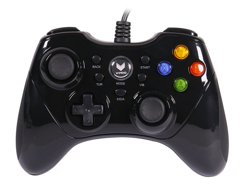 【高清图】 雷柏(rapoo)v600电竞级振动游戏手柄-2016版整体外观图 图