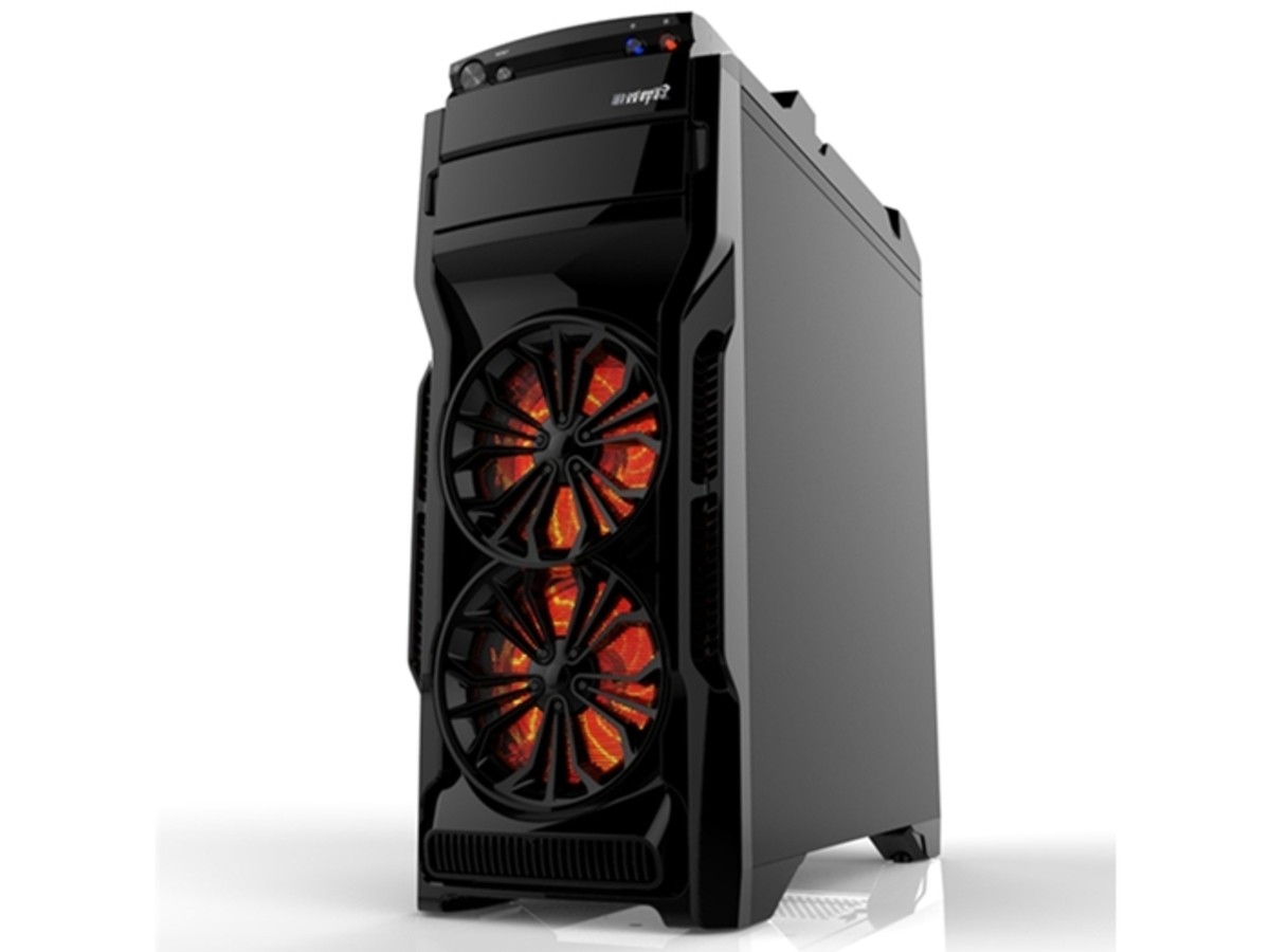 【高清图】 双涡轮造型侧透机箱 游戏悍将超级刀锋3图3