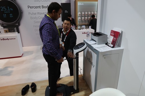 人体成分分析仪inbody570亮相ces2017