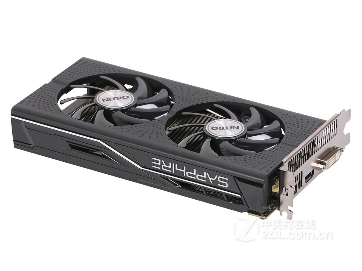 【高清图】 蓝宝石(sapphire)rx 460 1024sp 4g d5 超白金 oc整体外观