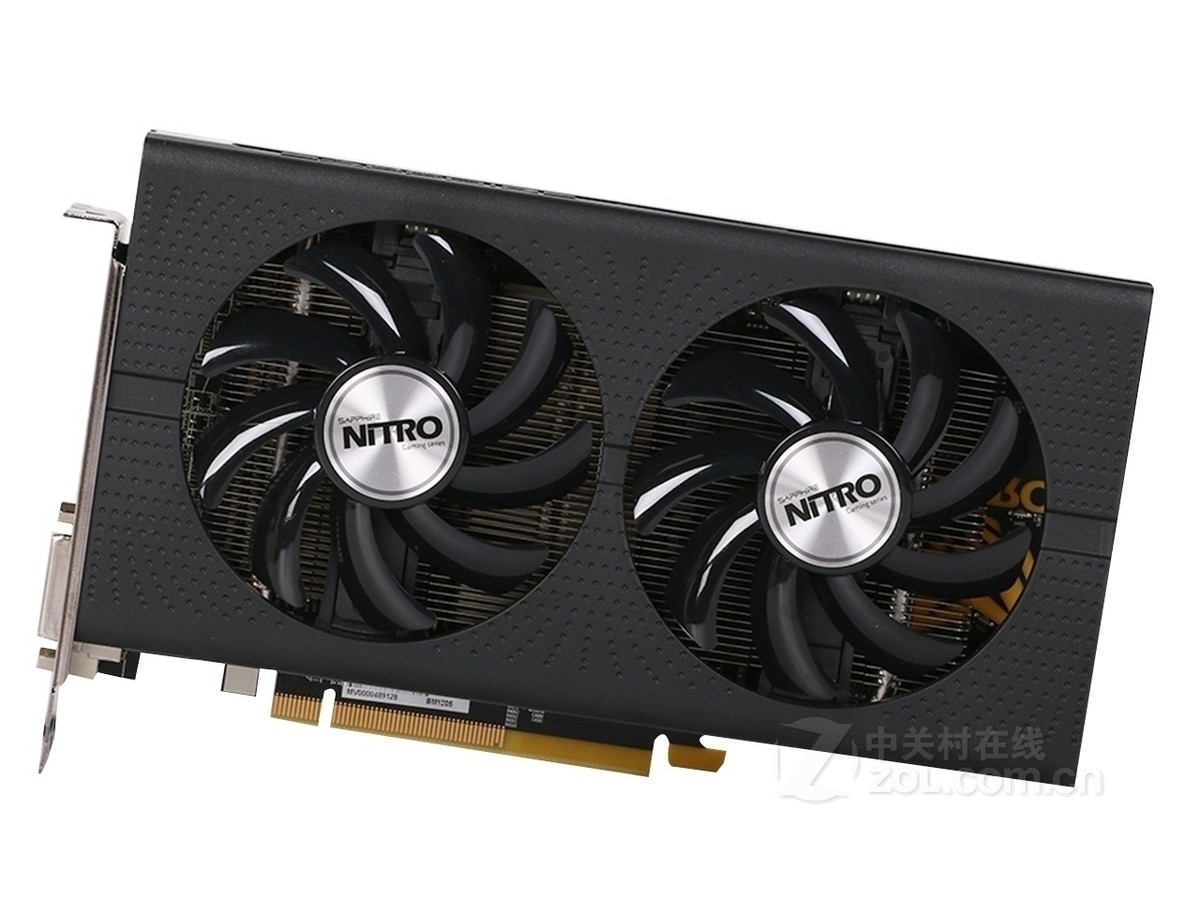 【高清图】 蓝宝石(sapphire)rx 460 1024sp 4g d5 超白金 oc整体外观