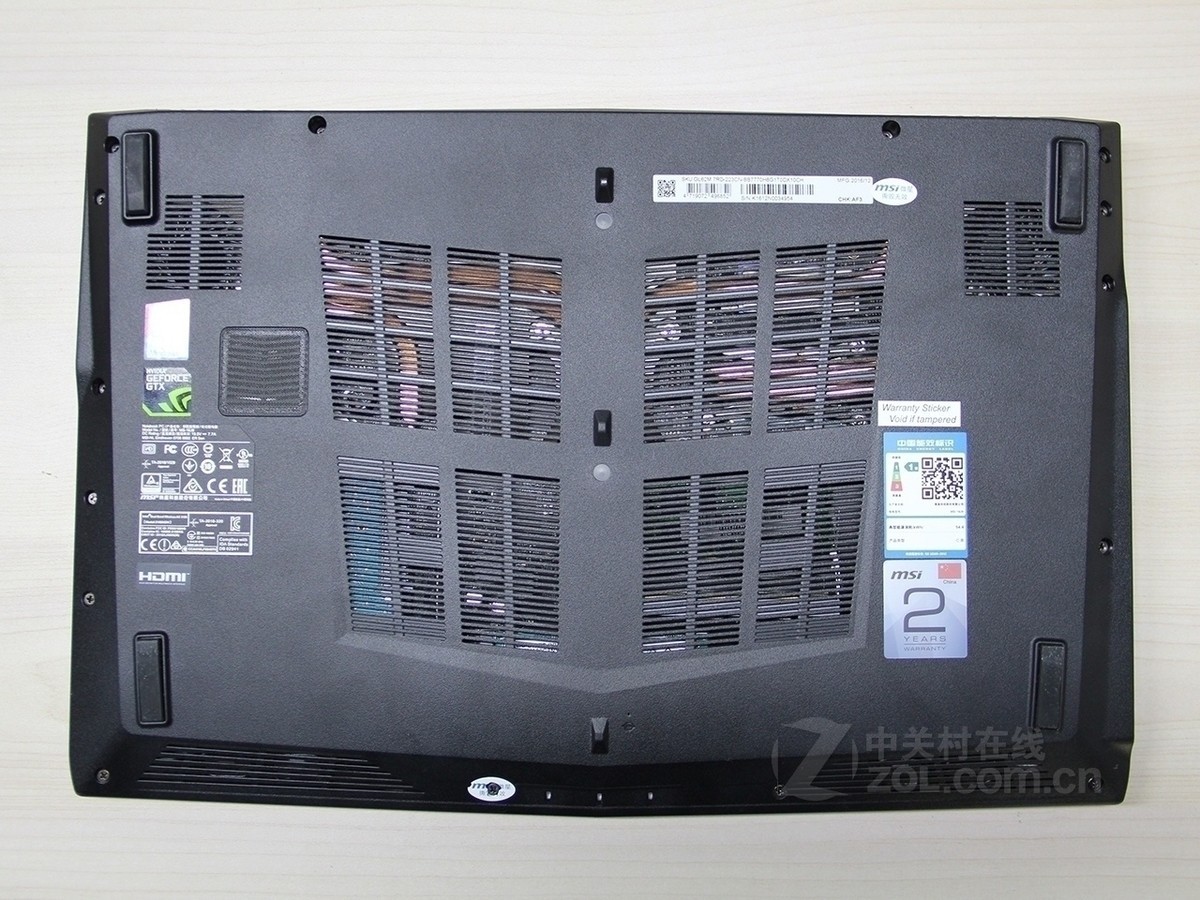 【高清图】 msi微星(msi)msi微星gl62m 7rd-223cn实拍图 图16