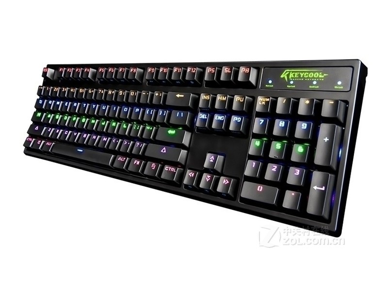 【高清图】 凯酷(keycool)荣耀2代104 rgb机械键盘黑色 图18