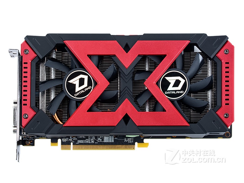 【高清图】 迪兰(powercolortech)rx 570 4g x-serial 战将整体外观图