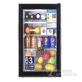 SAST/先科BC-63L家用单门小冰箱 酒店电冰箱 冷藏柜 节能留样柜 冰吧透明玻璃 黑色