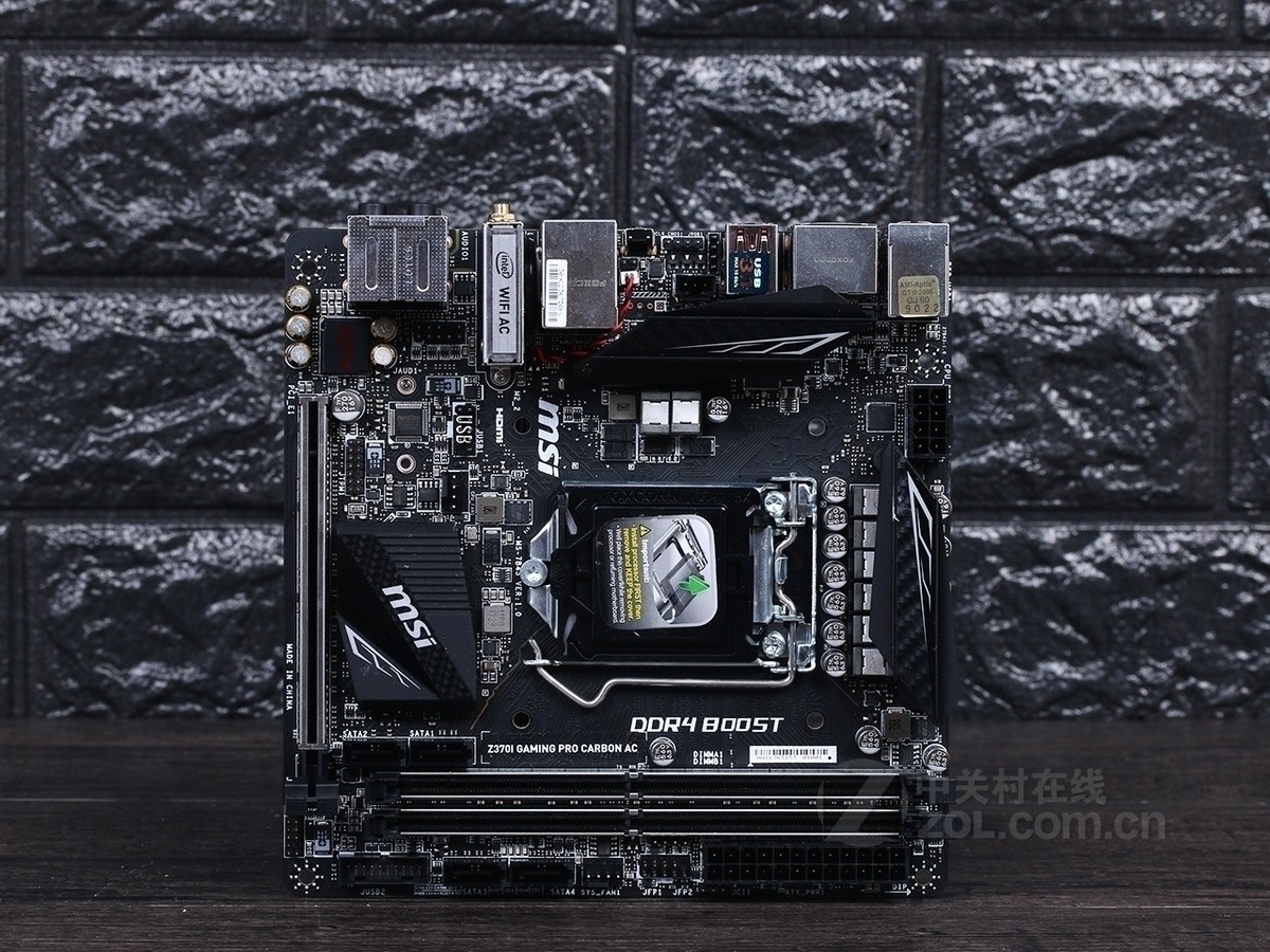 【高清图】 msi微星(msi)微星z370i gaming pro carbon ac效果图 图