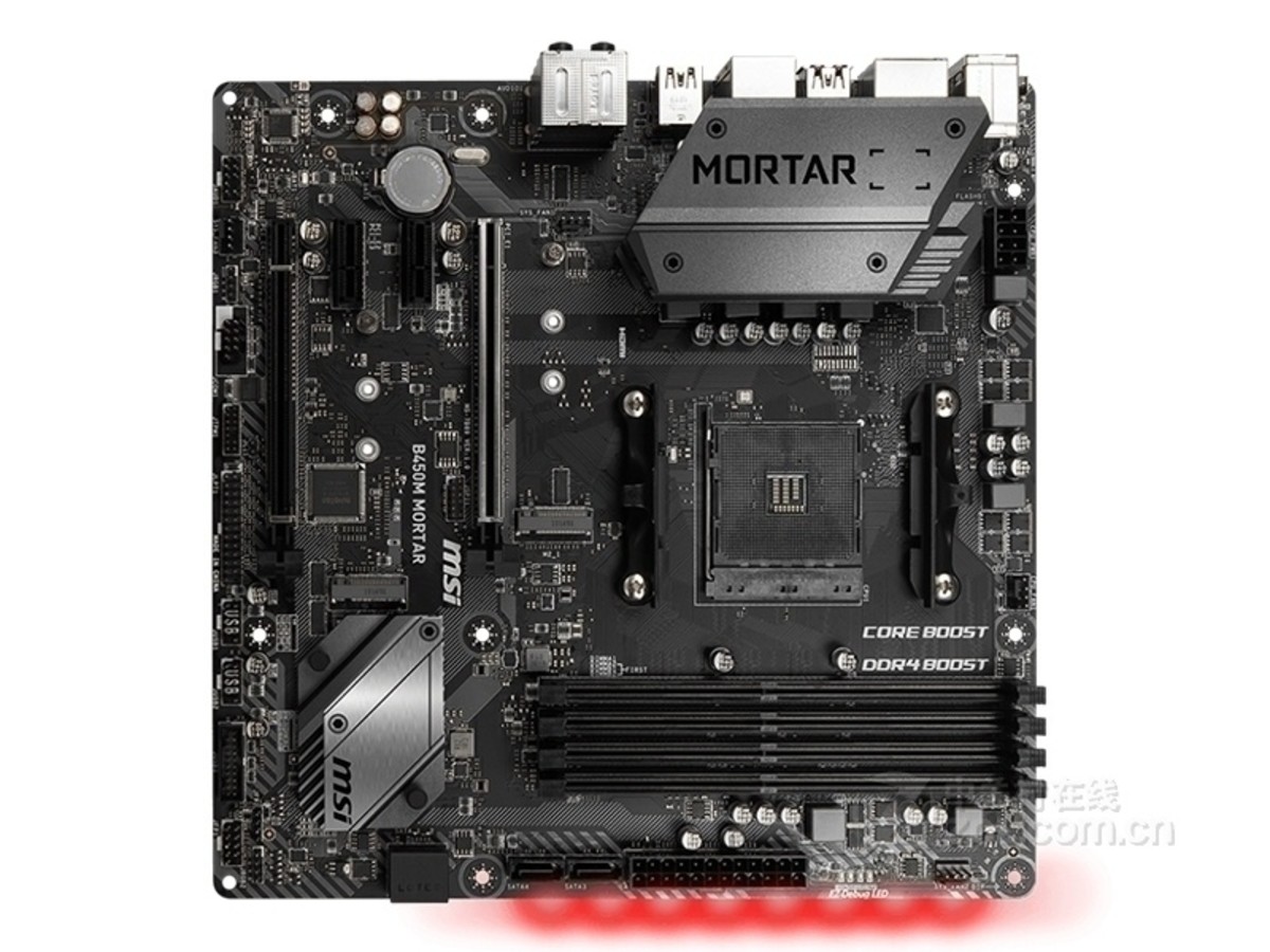 msi微星微星b450m mortar