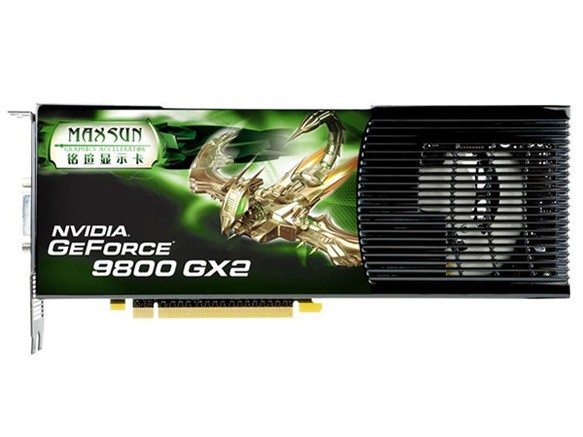 铭瑄 极光9800gx2超金钻版