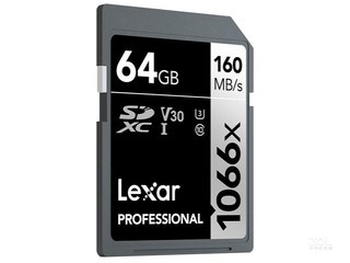 雷克沙1066x SD影像卡(64GB)