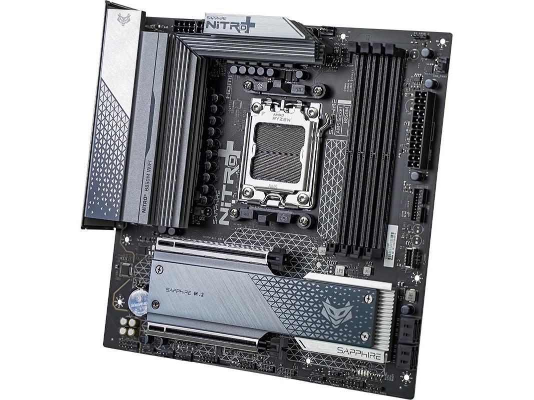 蓝宝石 NITRO 氮动 B850M WIFI 主板 AMD B850 Micro ATX板型 - null 蓝宝石 NITRO 氮动 B850M WIFI 主板 AMD B850 Micro ATX板型产品图片3