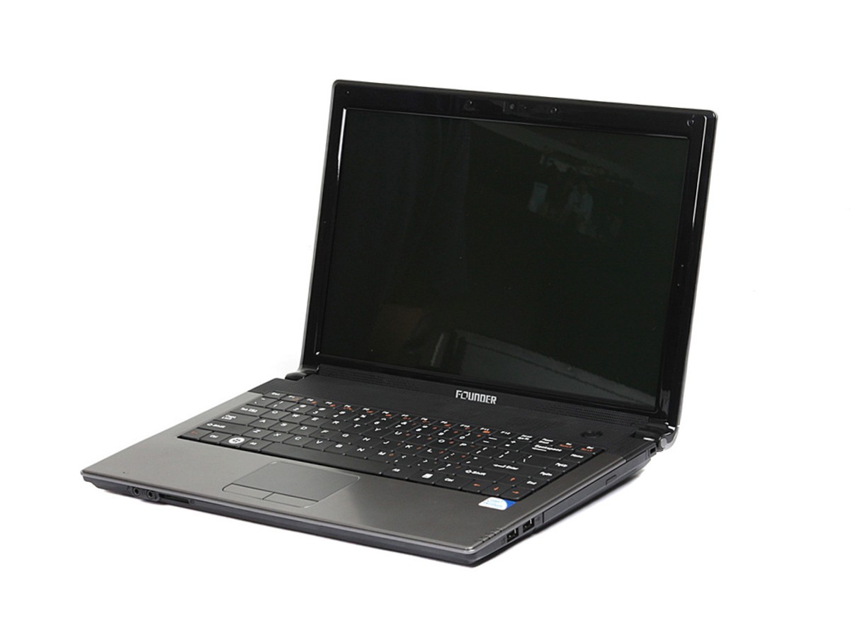 笔记本电脑 方正笔记本电脑 方正r410su-t300gq 图片 银白色 2 / 23