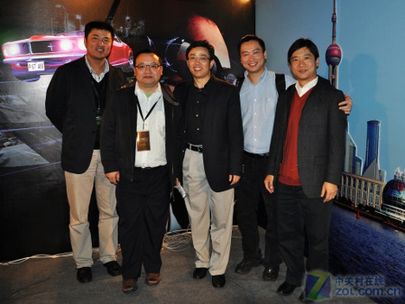 nvidia公司和七彩虹公司代表合影