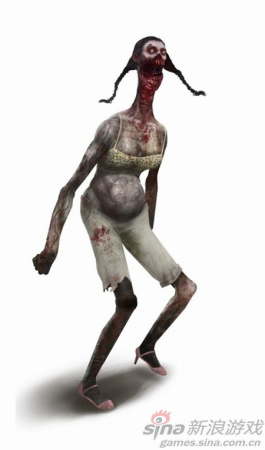 不是僵尸)的一种,特征是女性样子,口部能够张开得很大,口中不断流出