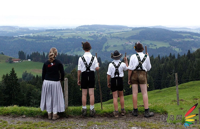 【高清图】 德国举行传统赶牛仪式图4