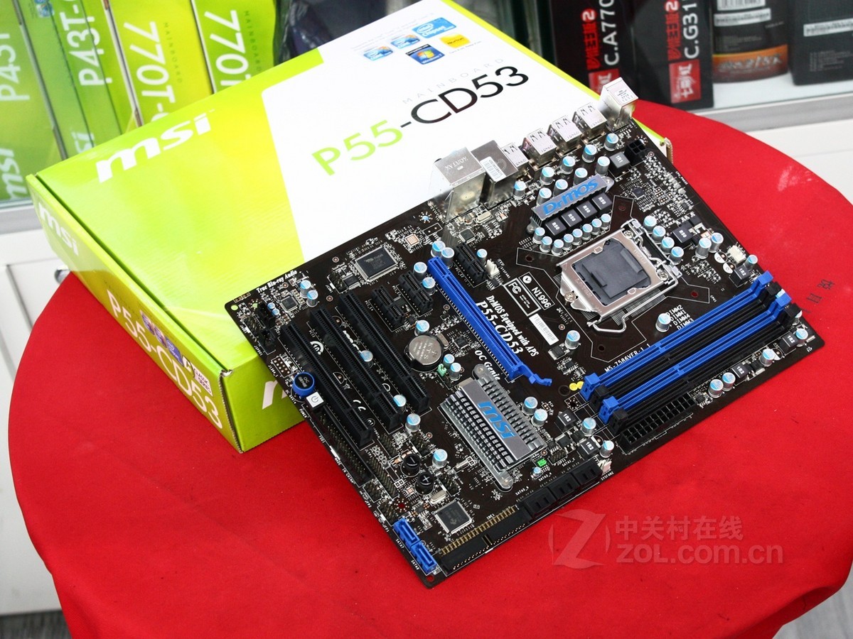 【高清图】 msi微星(msi)微星p55-cd53实拍图 图58