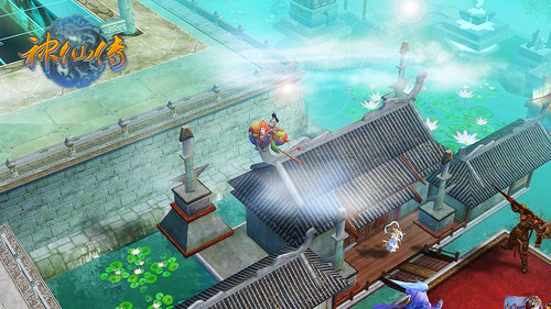 《神仙传》首测视频放出 3D画质可飞行_神临天下_网络游戏-中关村在线