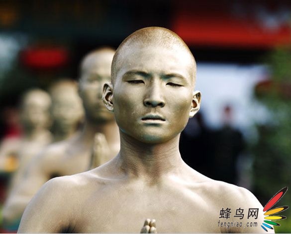 【高清图】 河南少林寺重现"铜人阵"图2