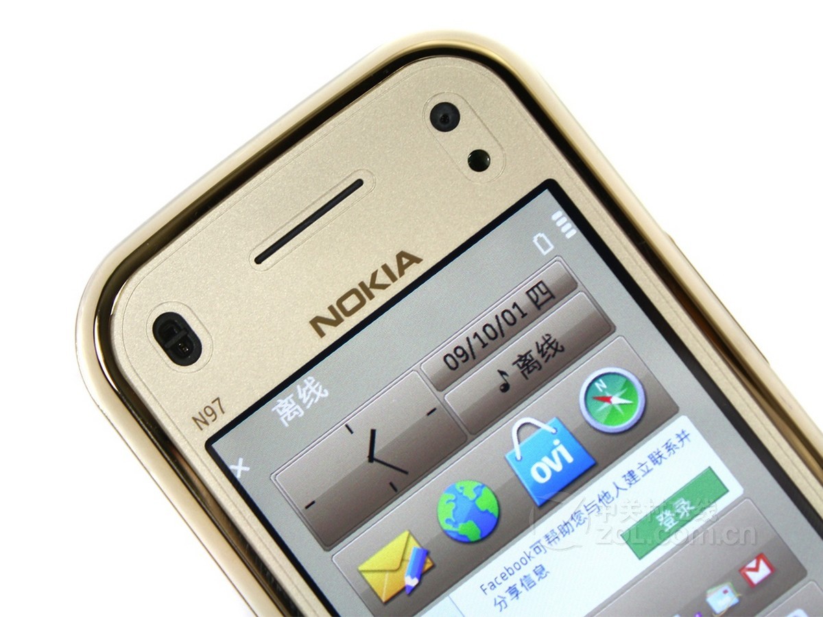 手机 诺基亚手机 诺基亚n97mini(琉金导航版) 图片 局部细节图17 / 59