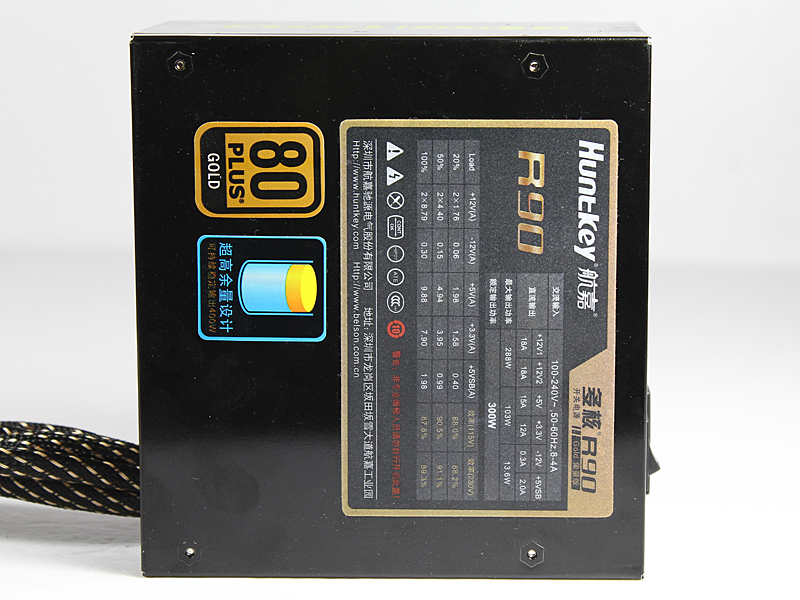 全球首款300w金牌电源 航嘉r90多图赏