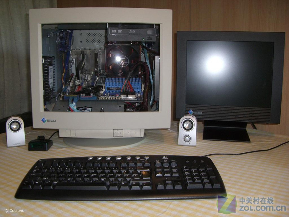 "老古董"再利用 crt显示器摇身变机箱-第36页-机箱电源-zol中关村在线