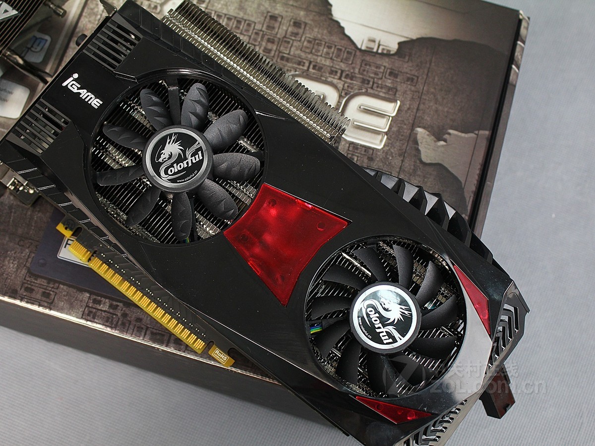 【高清图】 七彩虹(colorful)igame550ti 烈焰战神x-air d5 1024m实拍