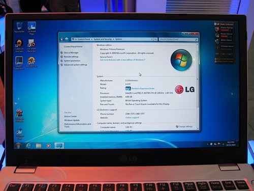 LG P220新本亮相 外形酷似MacBook Pro