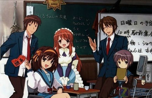 第九位:凉宫春日 x 阿虚_游戏周边-中关村在线