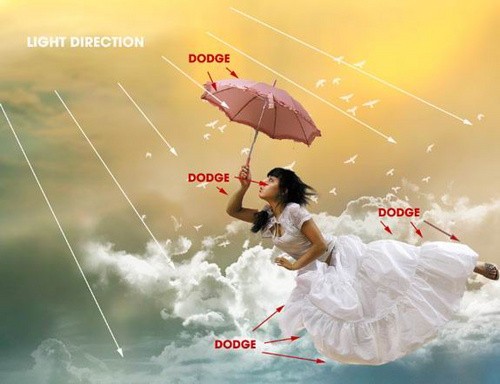 仙女下凡 PS制作梦幻美女飞天效果教程(未完)