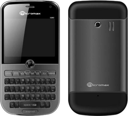 micromax印度地区推出全键盘手机q80