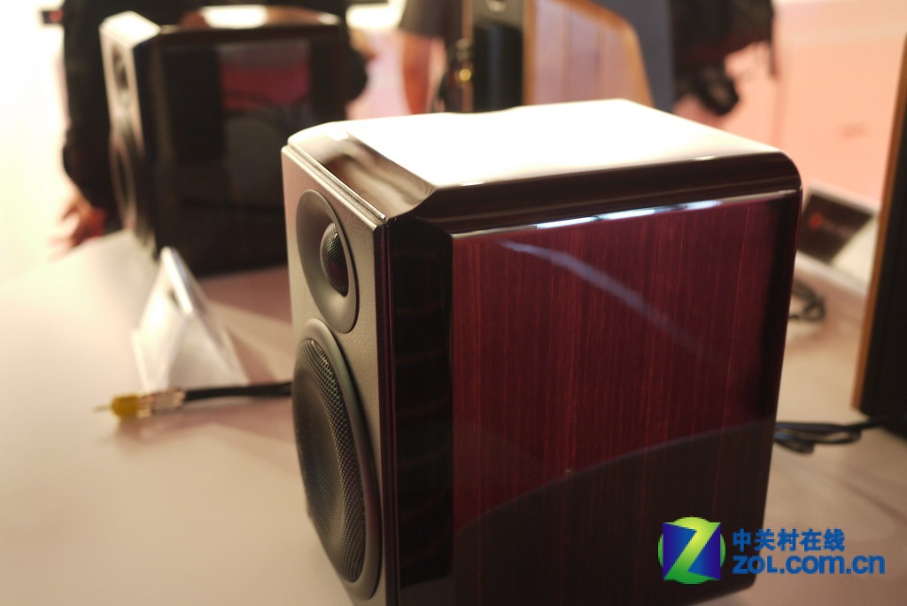 【高清图】 桌面监听组合 惠威h5音箱亮相白天鹅展图5