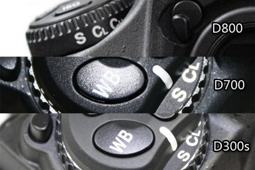 尼康d800左肩转盘分析