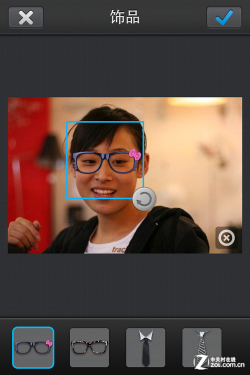 百度魔图添加饰品