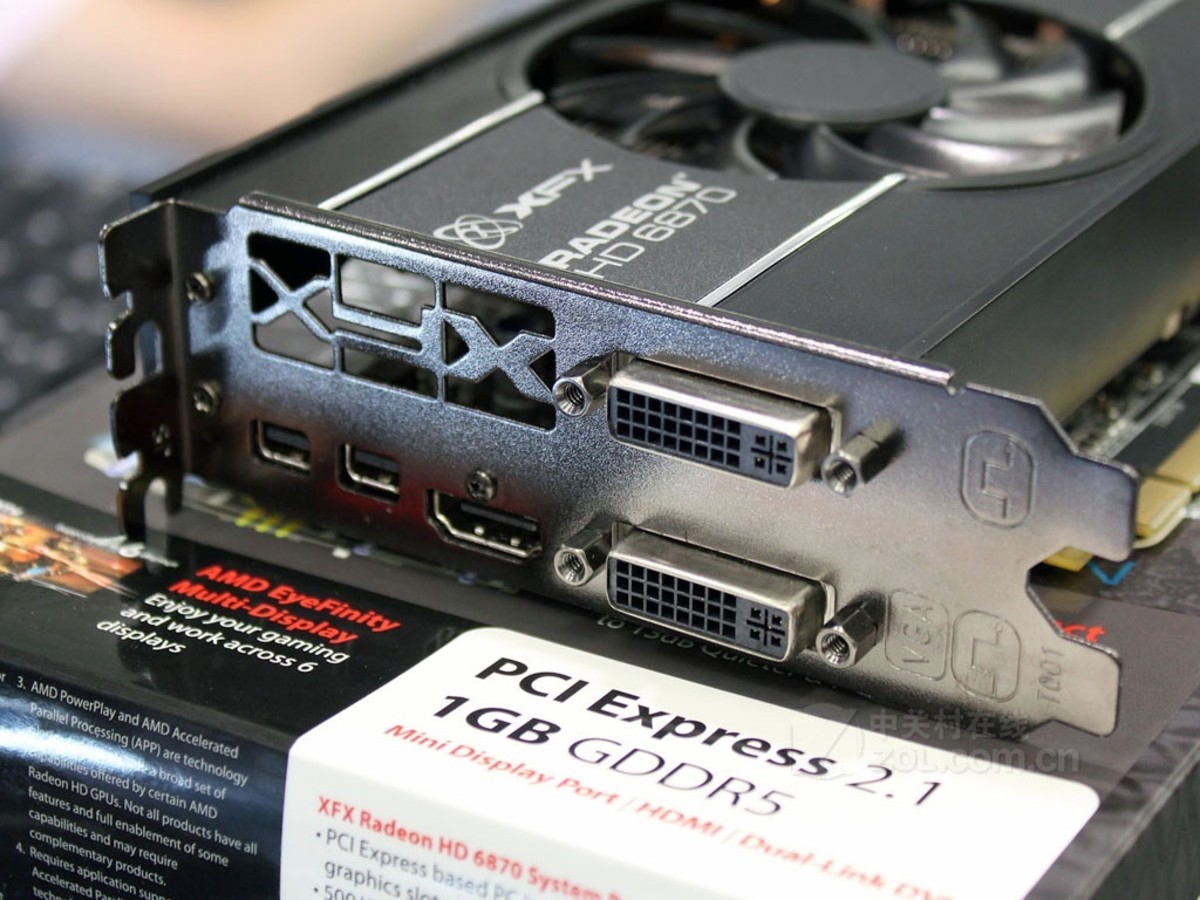 显卡 xfx讯景显卡 xfx讯景hd6870雪狼上校版 图片 实拍图 9 / 13隐藏