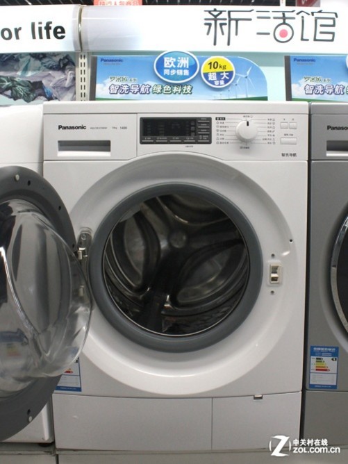 松下xqg100-e10gw滚筒洗衣机实拍