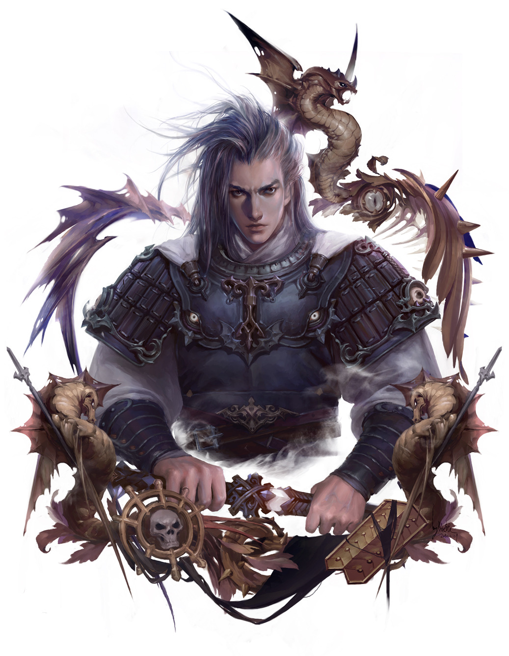 来自gameloft的艺术家 纹银-ming画作赏