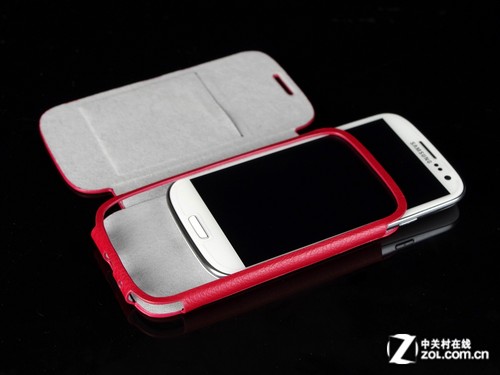 精美真皮做工 分寸I9300翻盖保护套试用