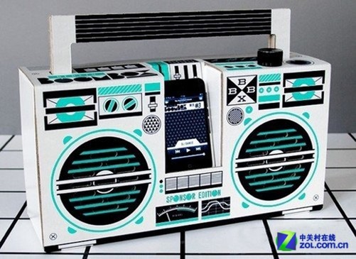 绝妙diy 卡纸手工打造iphone音响底座