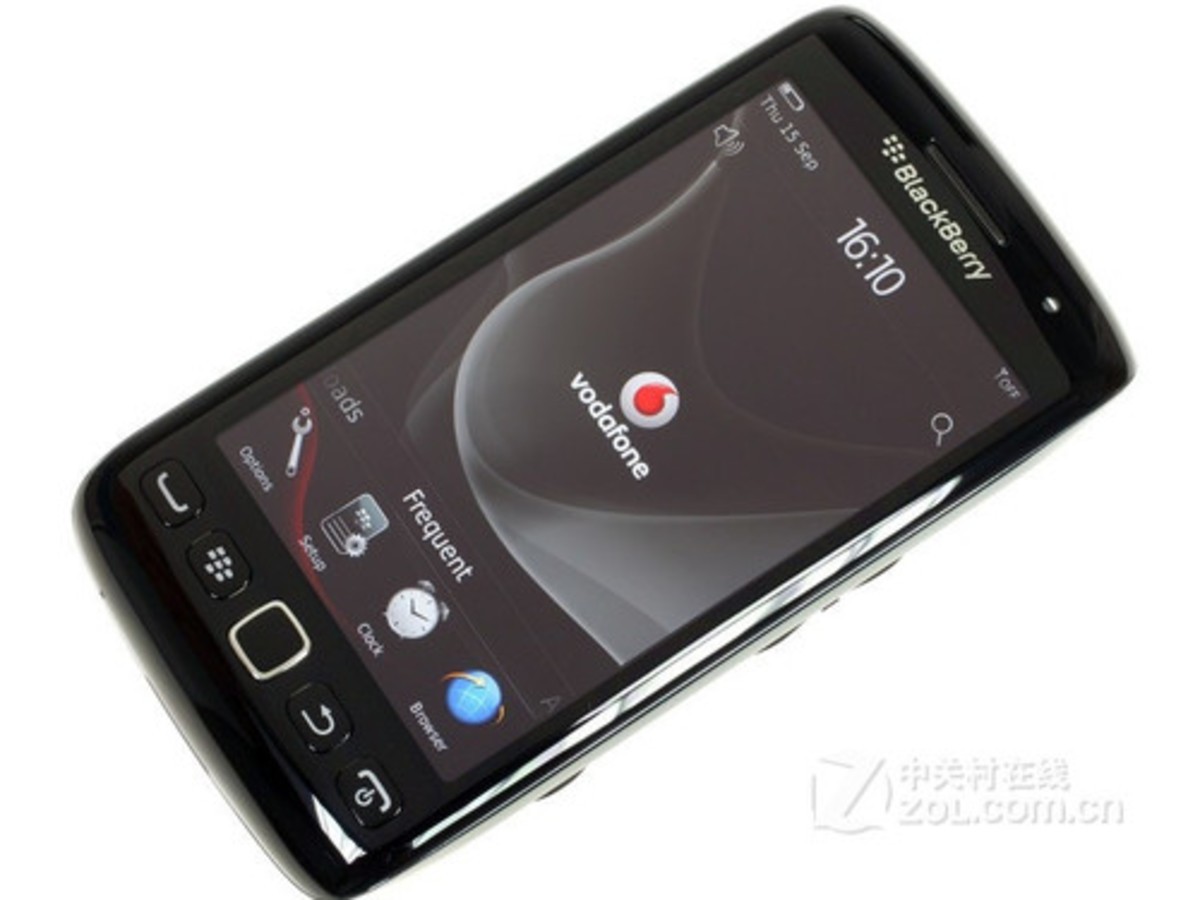 【高清图】 3.7寸黑莓9860直板触控商务手机热卖图1