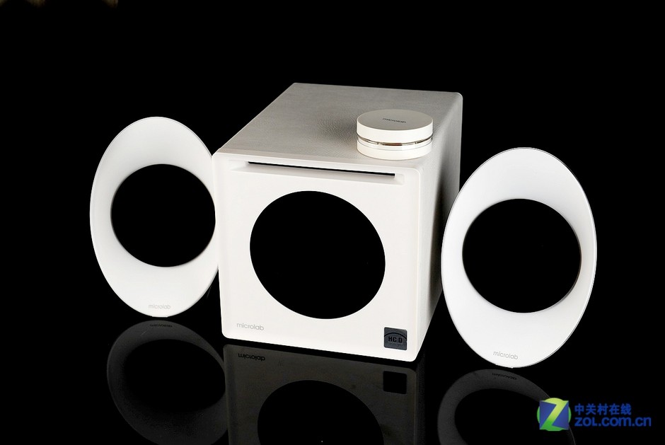 创新无箱体概念麦博fc50音箱真机曝光