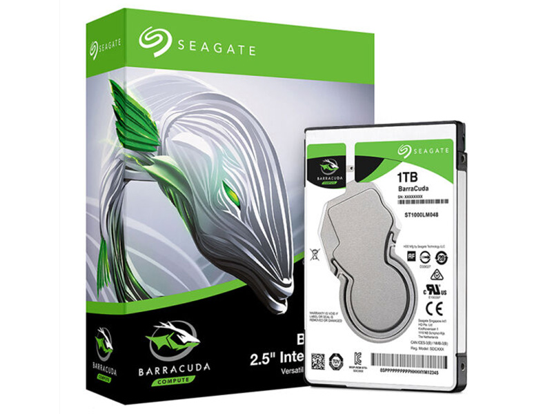 希捷Barracuda 1TB 5400转 128MB SATA3（ST1000LM048）
